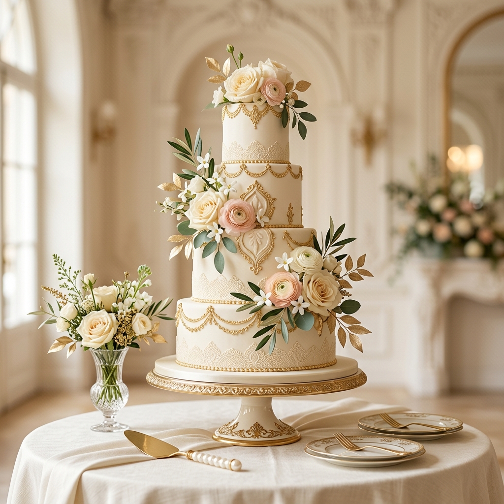 Maison Takacim Wedding Cake Inspiration